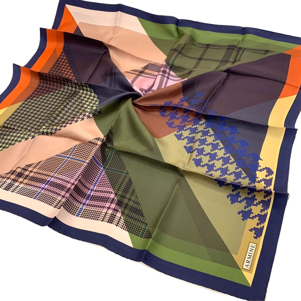 Armine İpek Eşarp 2022 Kış 8620-39 Twill