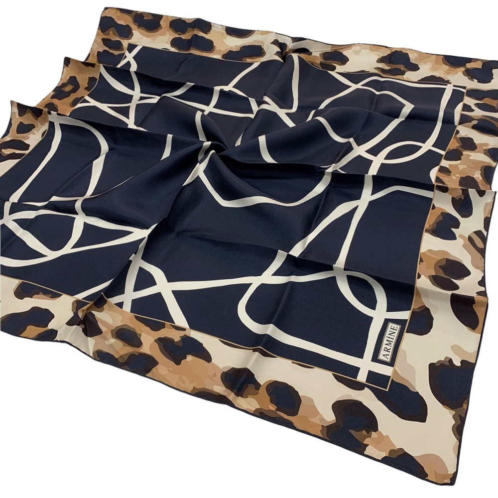 Armine İpek Eşarp 2022 Kış 8653-21 Twill