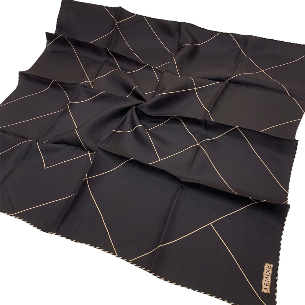 Armine İpek Eşarp 2022 Kış 8655-01 Twill