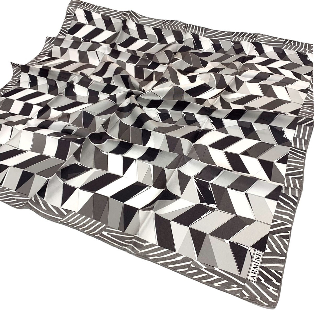 Armine İpek Eşarp 2022 Kış 8658-09 Twill