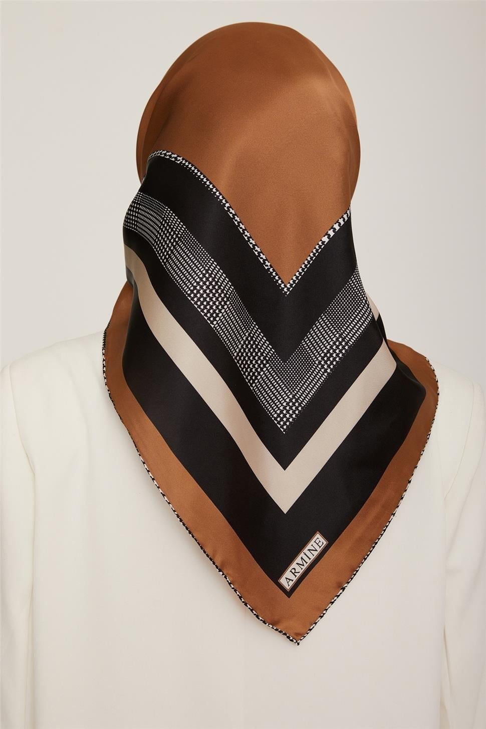 Armine İpek Eşarp 2023 Kış 8811-37 Twill