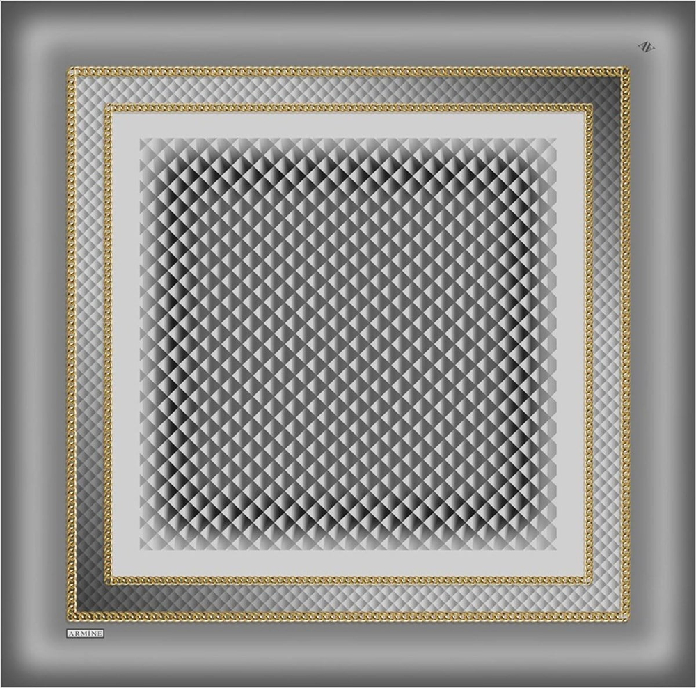 Armine İpek Eşarp 2023 Kış 8834-34 Twill