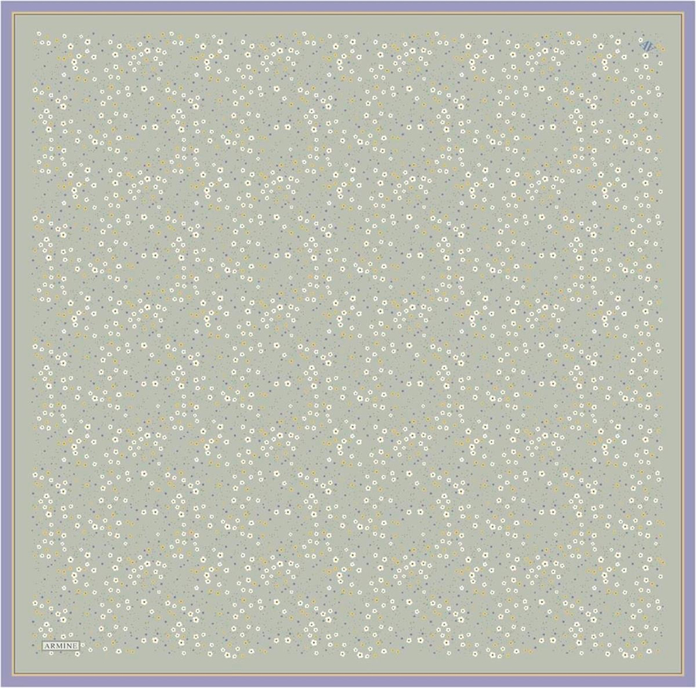 Armine İpek Eşarp 2023 Yaz 8900-20 Twill