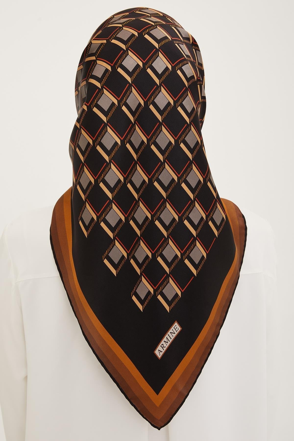 Armine İpek Eşarp 2023 Yaz 8913-06 Twill
