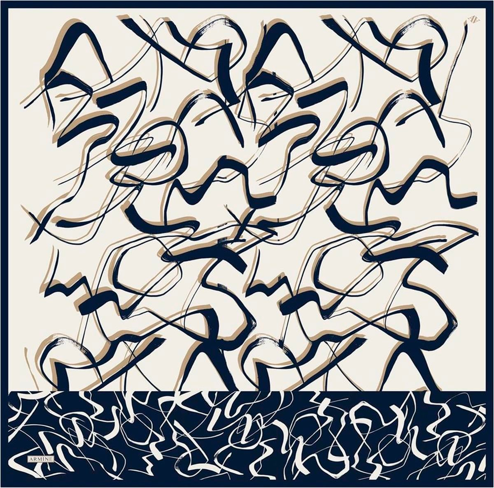 Armine İpek Eşarp 2023 Yaz 8917-02 Twill