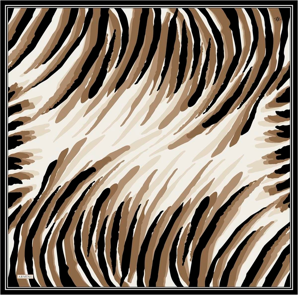 Armine İpek Eşarp 2023 Yaz 8919-01 Twill