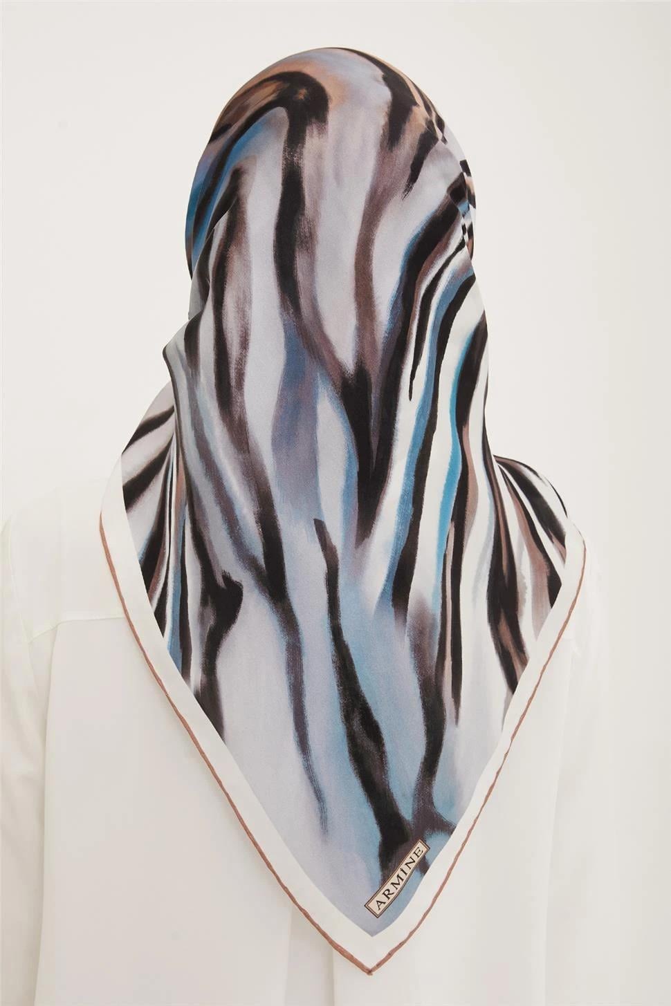 Armine İpek Eşarp 2023 Yaz 8929-50 Twill