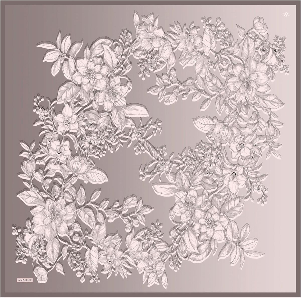 Armine İpek Eşarp 2023 Yaz 8938-02 Twill