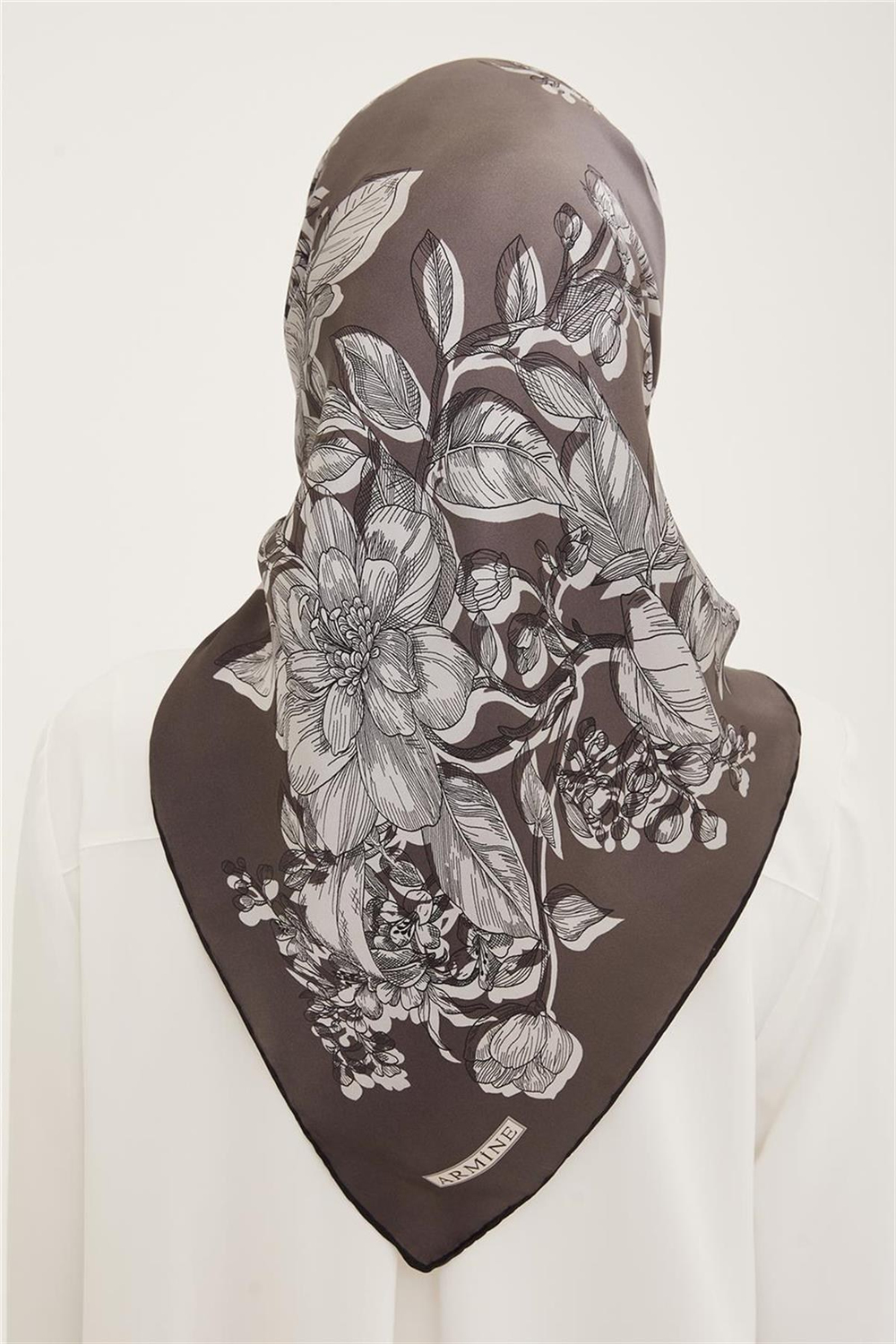 Armine İpek Eşarp 2023 Yaz 8938-50 Twill