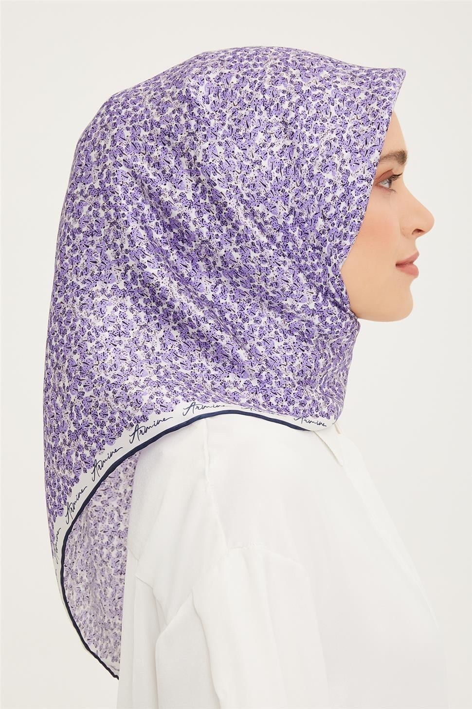 Armine İpek Eşarp 2023 Yaz 8947-31 Twill