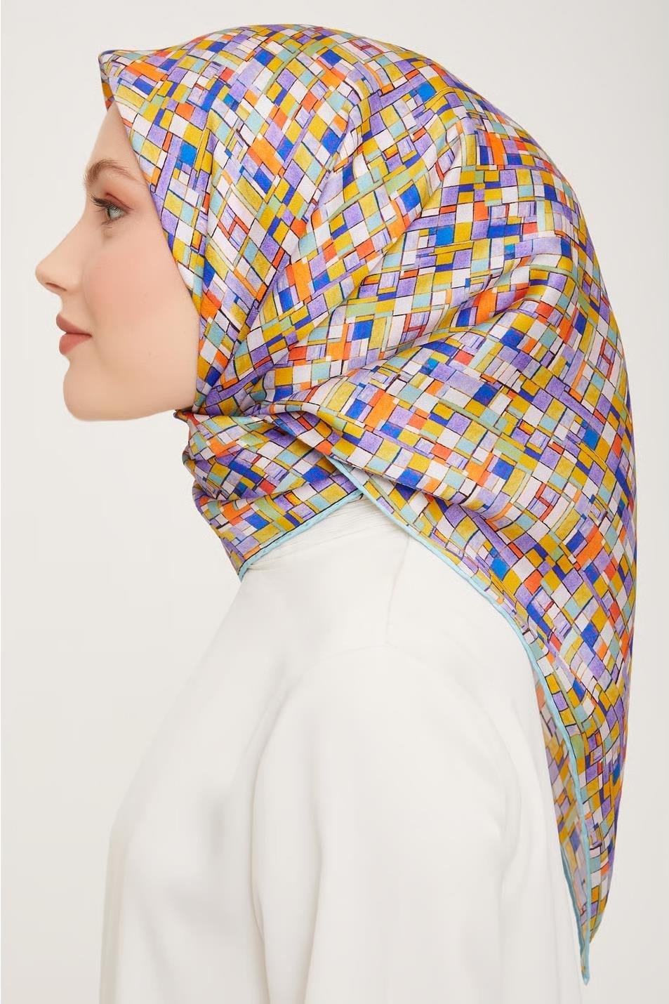 Armine İpek Eşarp 2024 Kış - 9004-31 Twill