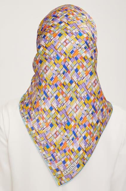 Armine İpek Eşarp 2024 Kış - 9004-31 Twill