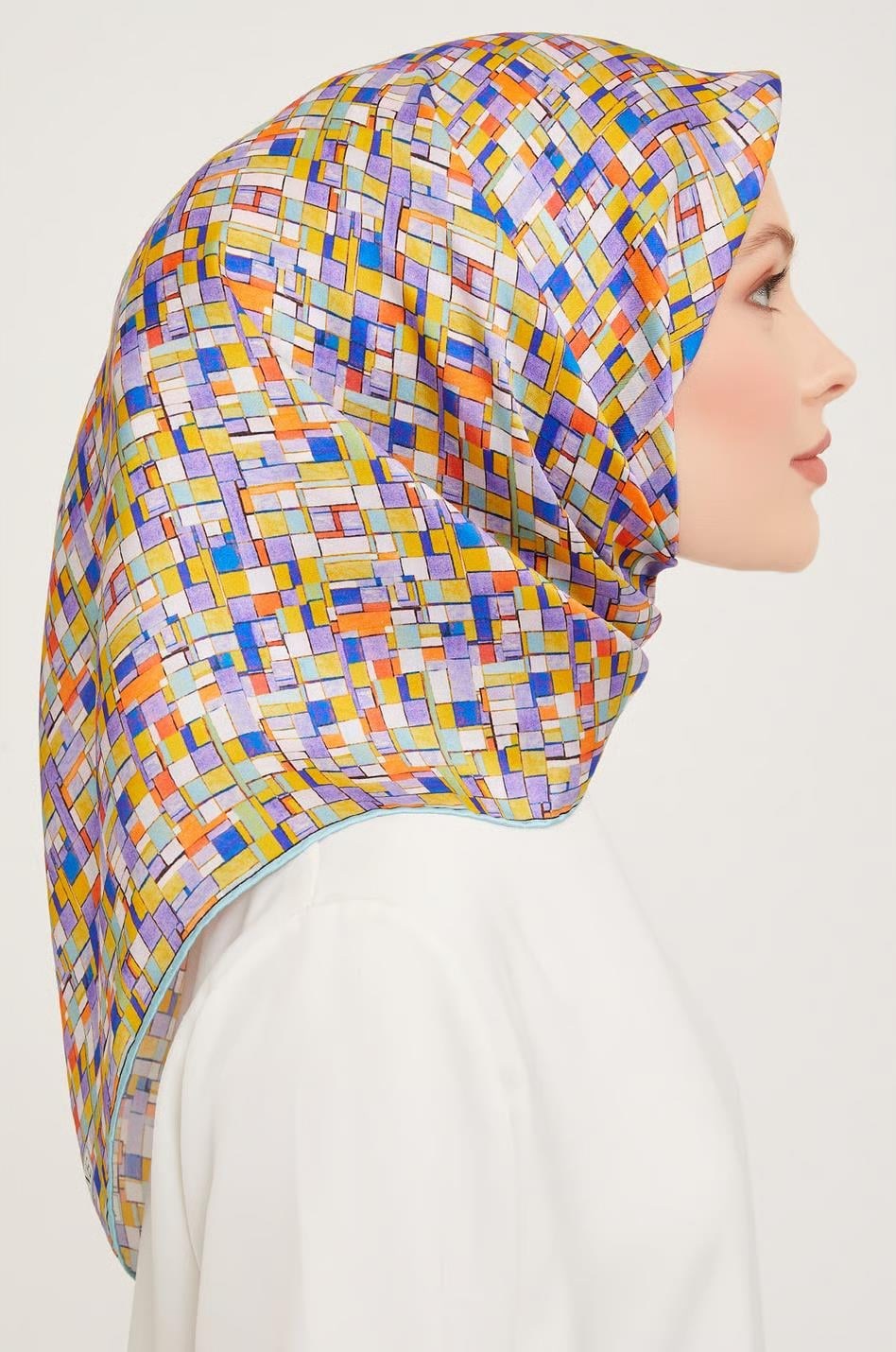 Armine İpek Eşarp 2024 Kış - 9004-31 Twill
