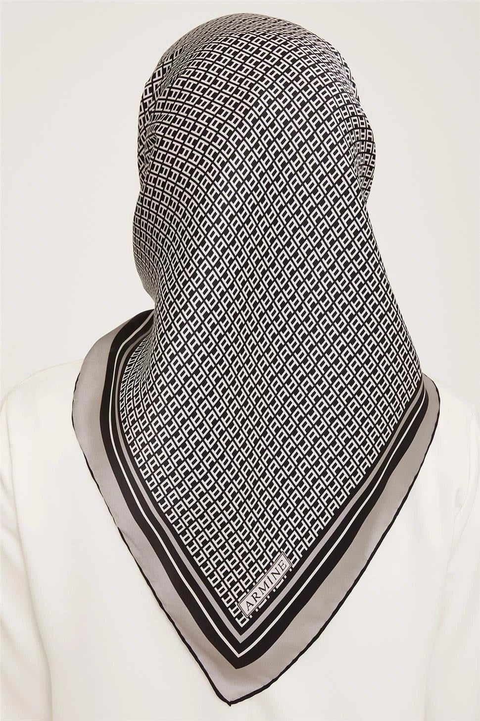 Armine İpek Eşarp 2024 Kış - 9026-08 Twill