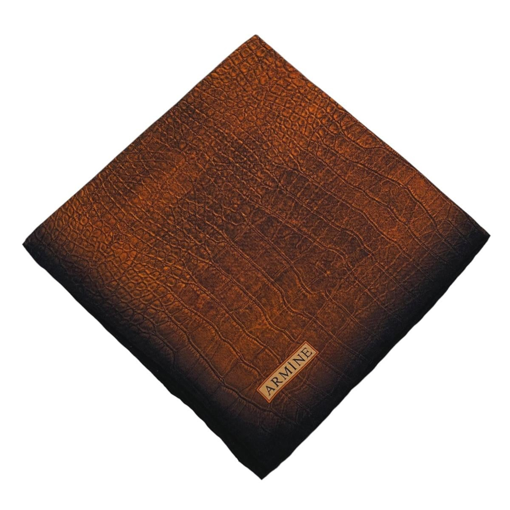 Armine İpek Eşarp 2024 Kış - 9030-36 Kiremit Twill