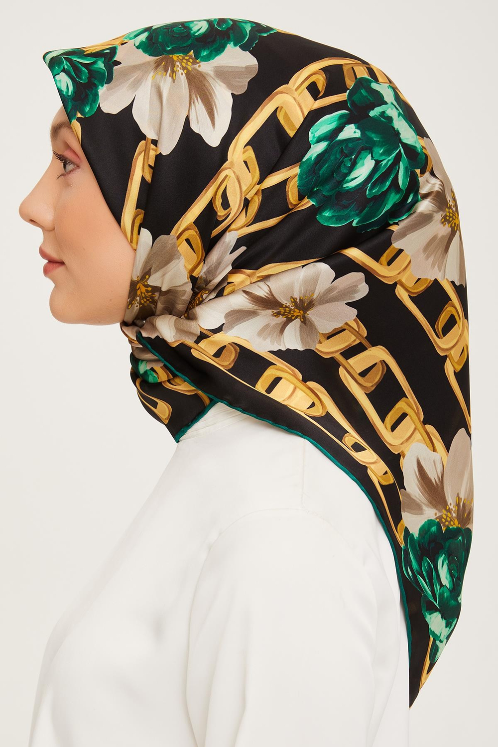 Armine İpek Eşarp 2024 Kış - 9034-01 Twill