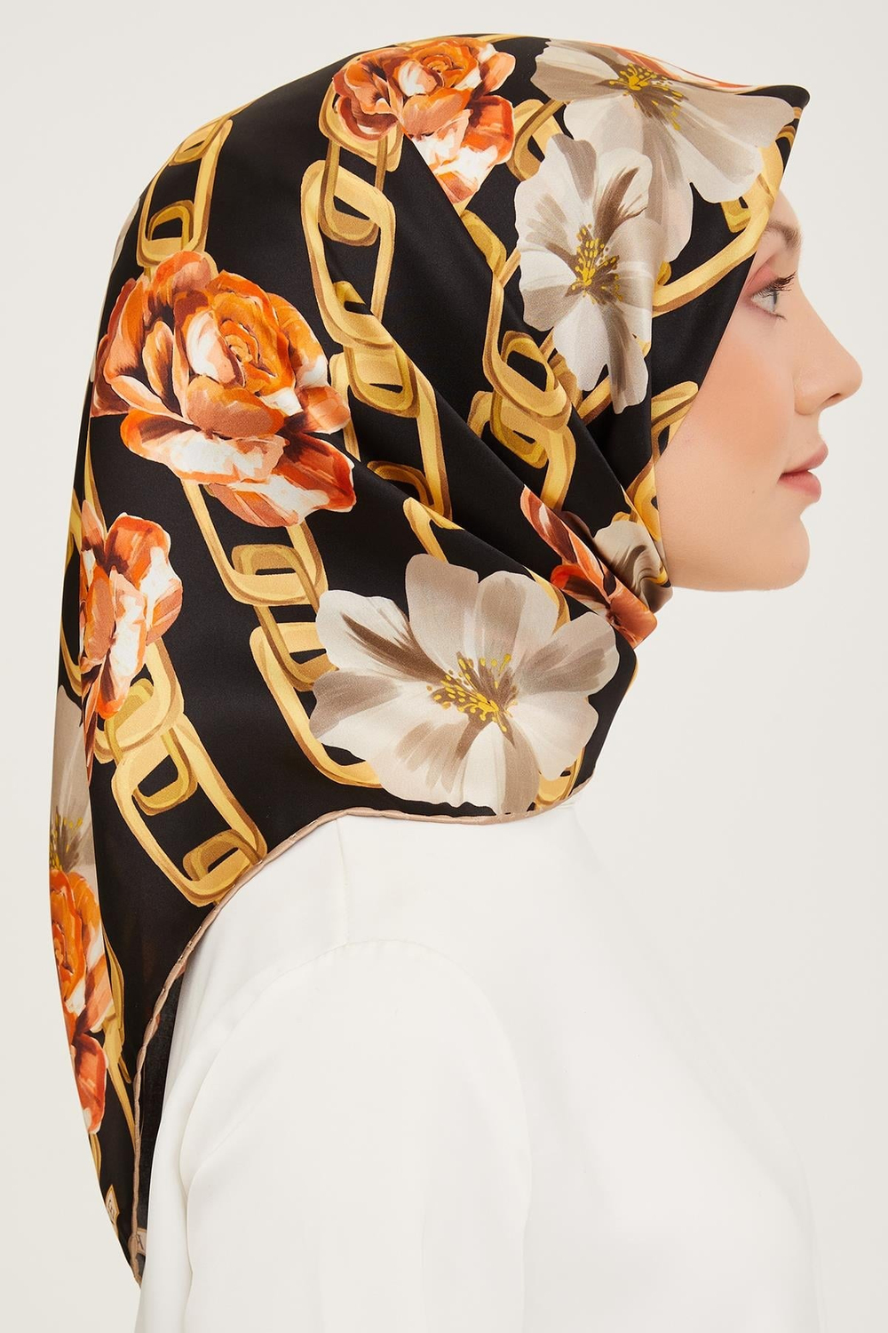 Armine İpek Eşarp 2024 Kış - 9034-02 Twill