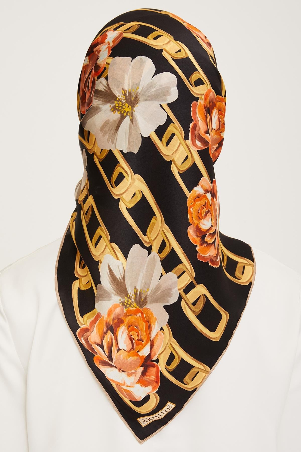 Armine İpek Eşarp 2024 Kış - 9034-02 Twill