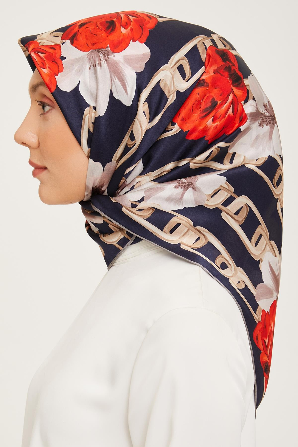Armine İpek Eşarp 2024 Kış - 9034-57 Twill
