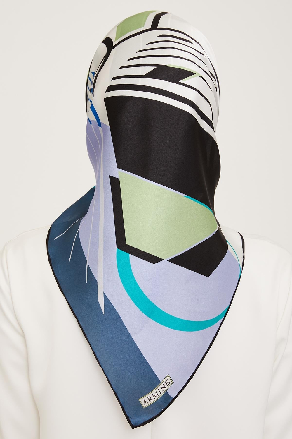 Armine İpek Eşarp 2024 Kış - 9050-58 Twill