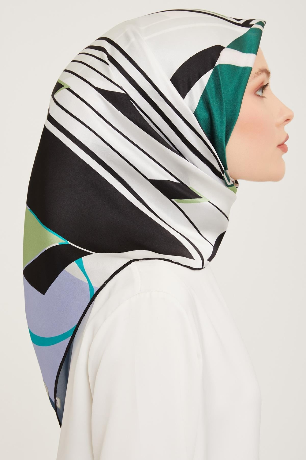 Armine İpek Eşarp 2024 Kış - 9050-58 Twill