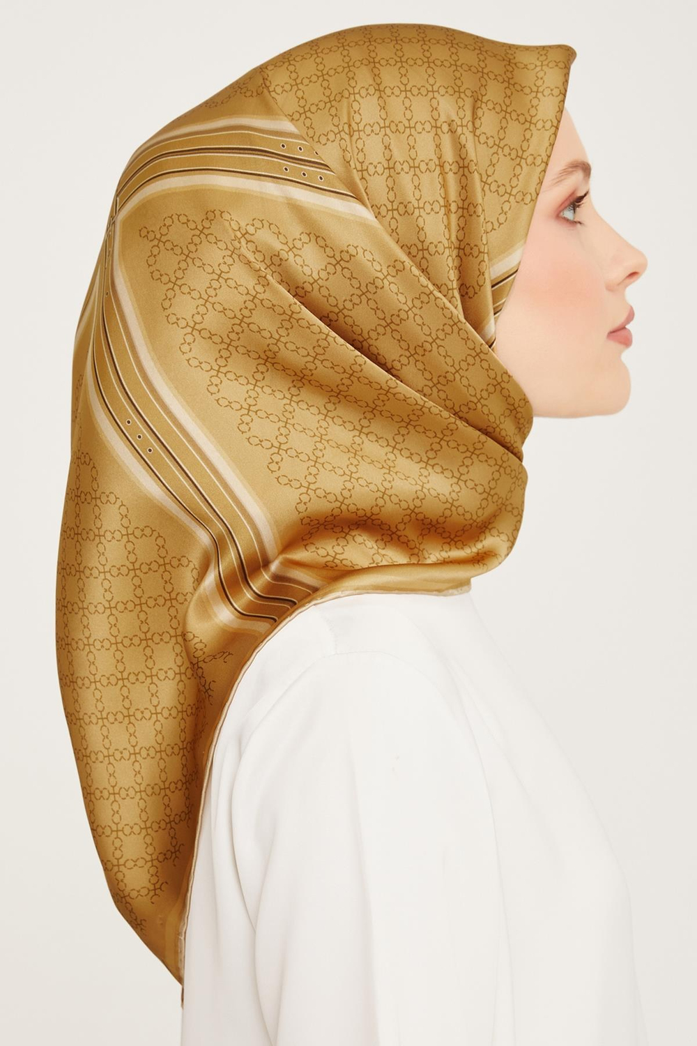 Armine İpek Eşarp 2024 Kış - 9054-10 Twill