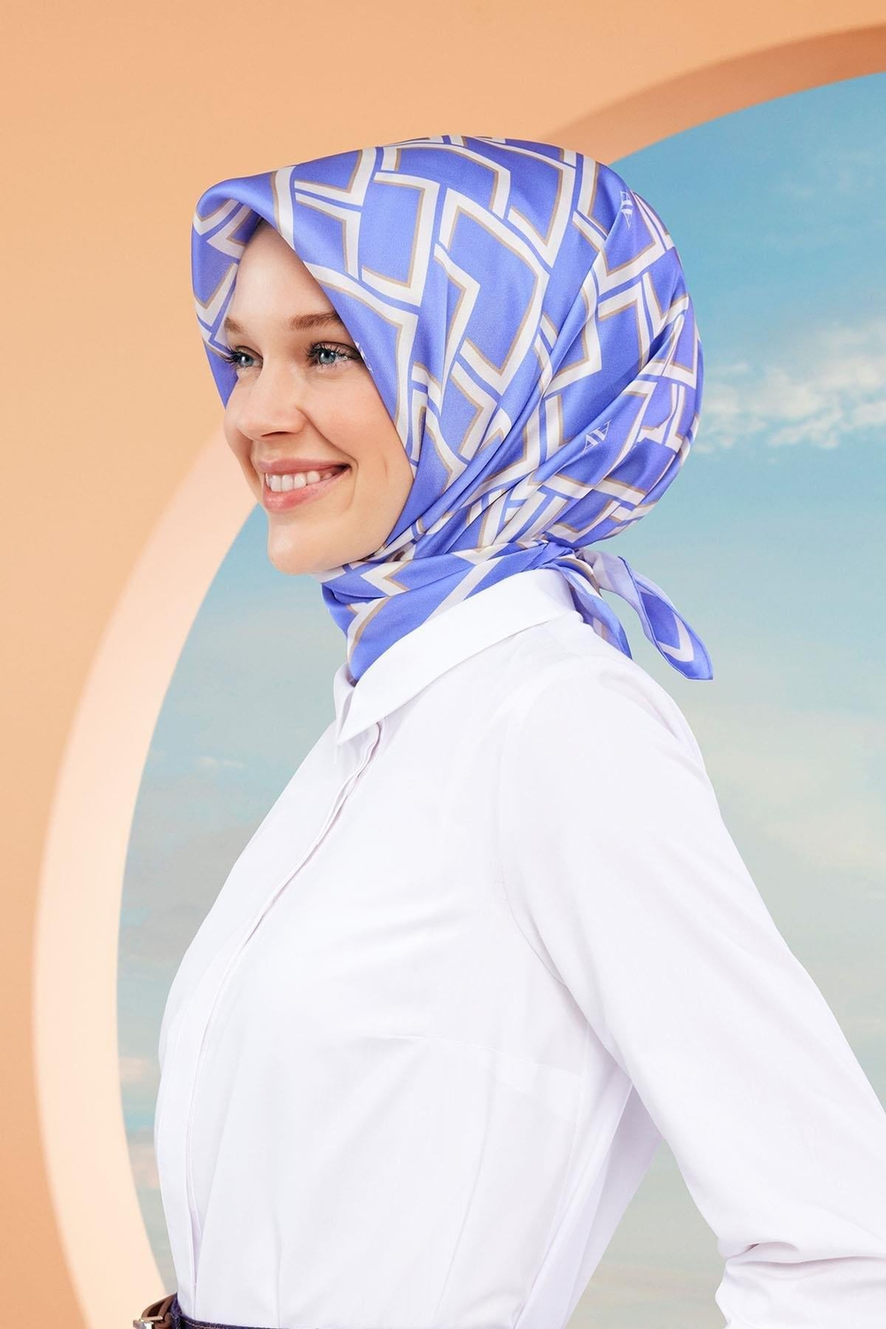 Armine İpek Eşarp 2024 Yaz - 9132-80 Twill