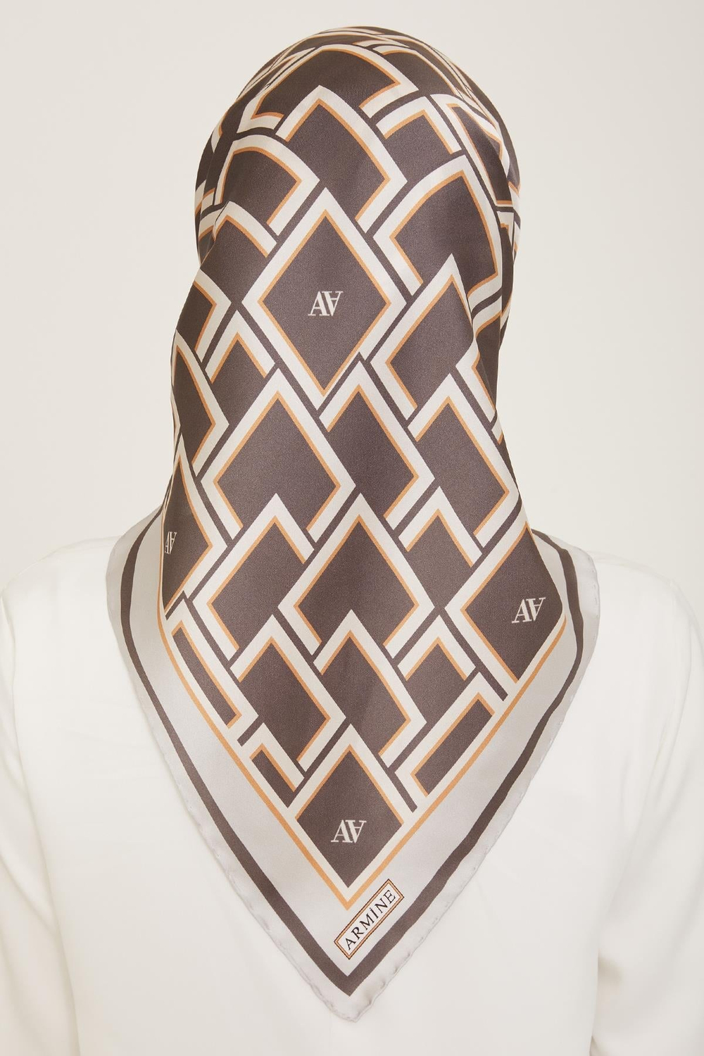 Armine İpek Eşarp 2024 Yaz - 9132-82 Twill
