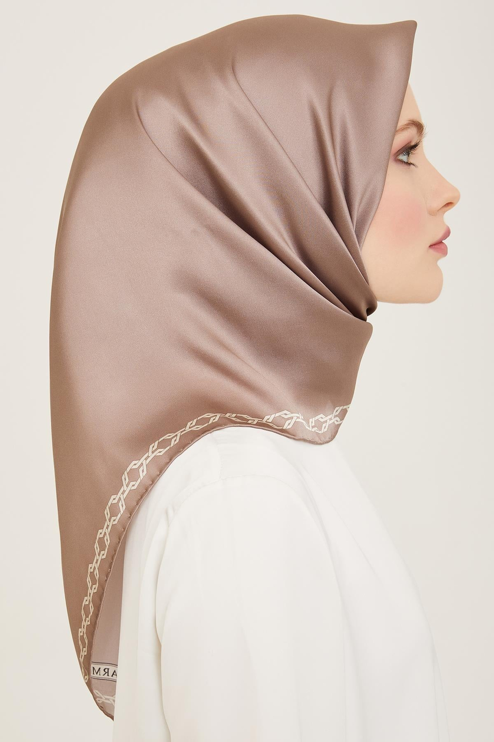 Armine İpek Eşarp 2024 Yaz - 9154-32 Taş Twill
