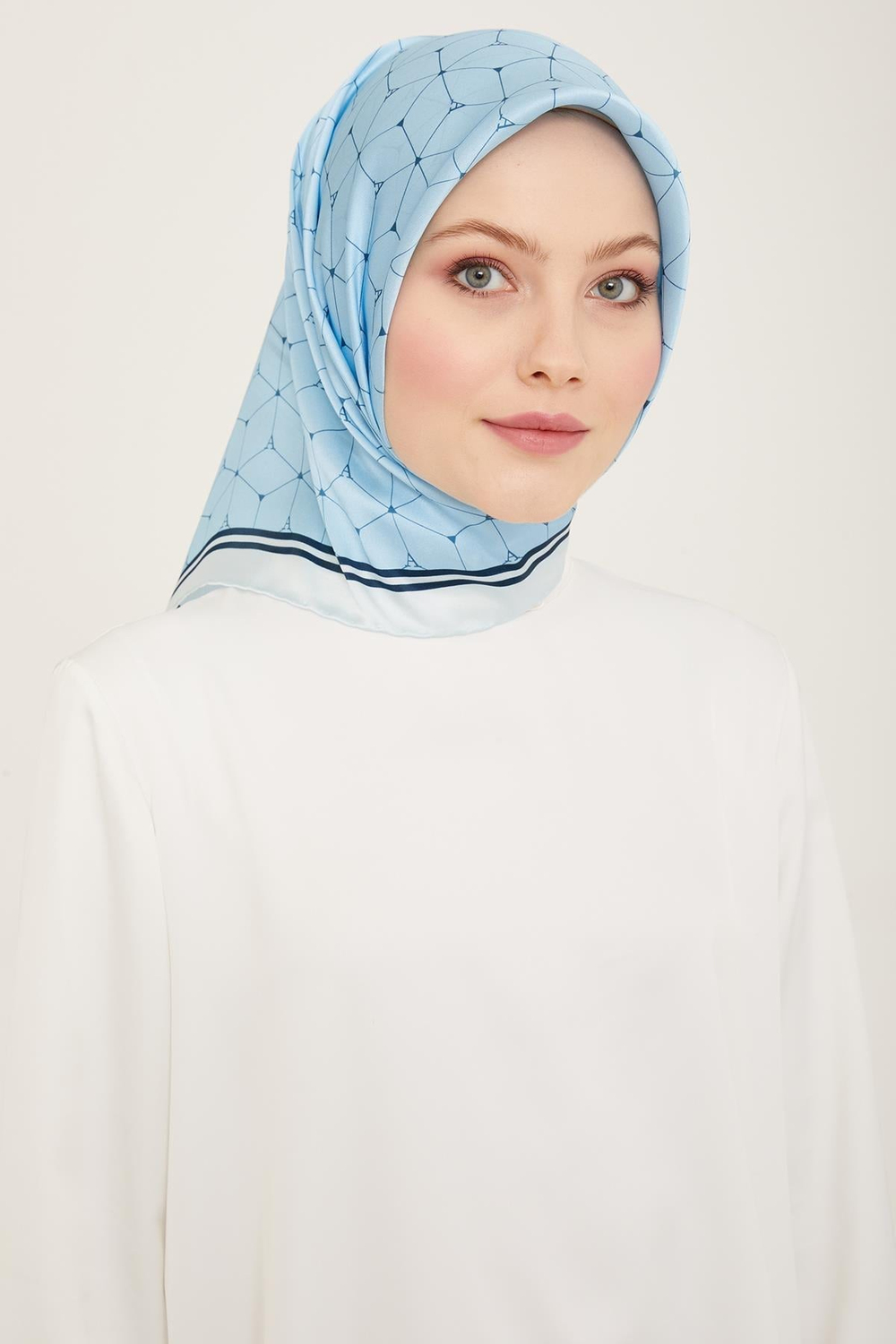 Armine İpek Eşarp 2024 Yaz - 9166-34 Twill