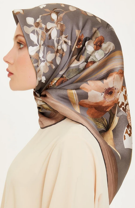 Armine İpek Eşarp 2025 Kış - 9215-04 Twill
