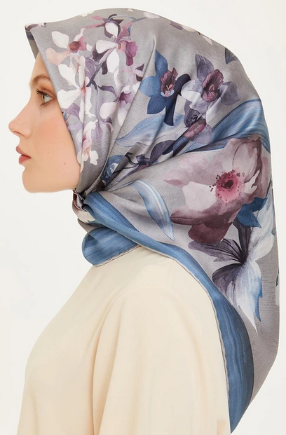 Armine İpek Eşarp 2025 Kış - 9215-37 Twill