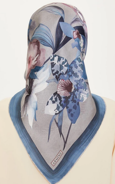 Armine İpek Eşarp 2025 Kış - 9215-37 Twill