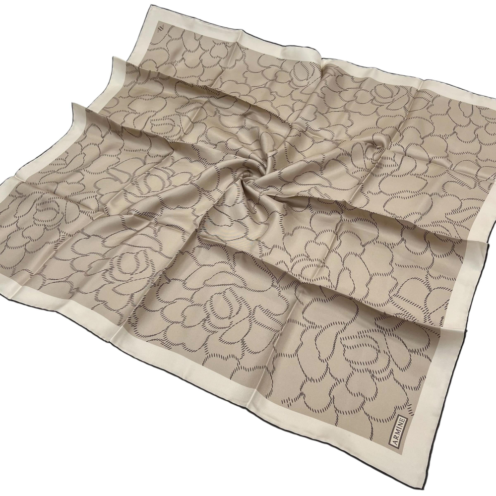 Armine İpek Eşarp 2025 Kış - 9222-33 Taş Twill