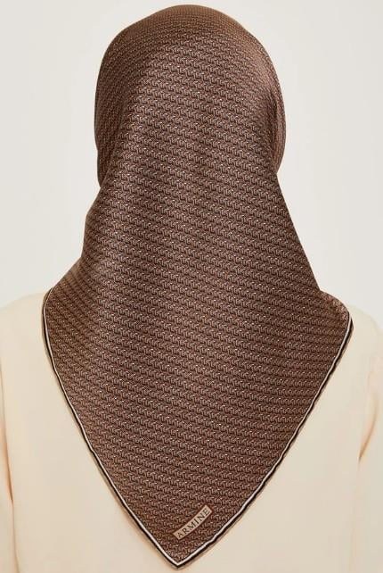Armine İpek Eşarp 2025 Kış - 9250-80 Bakır Twill