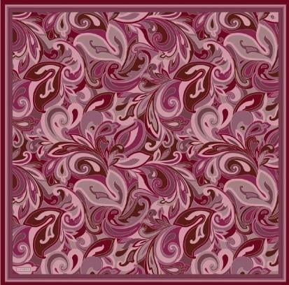 Armine İpek Eşarp 2025 Yaz - 9323-83 Bordo Sura