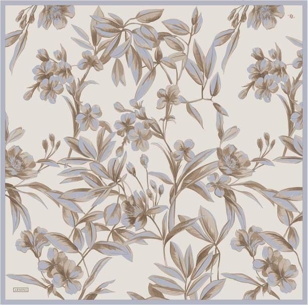 Armine İpek Eşarp 2025 Yaz - 9324-82 Krem Twill