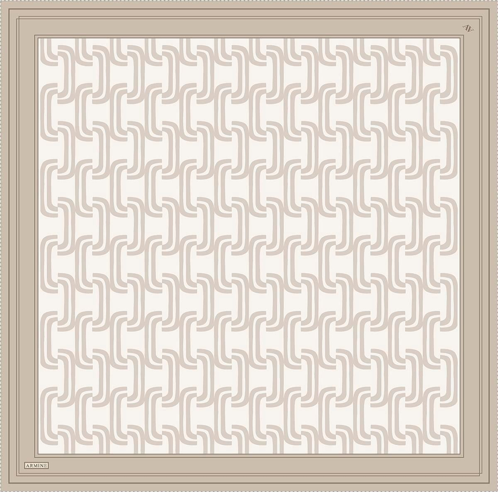 Armine İpek Eşarp 2025 Yaz - 9343-34 Bej Twill