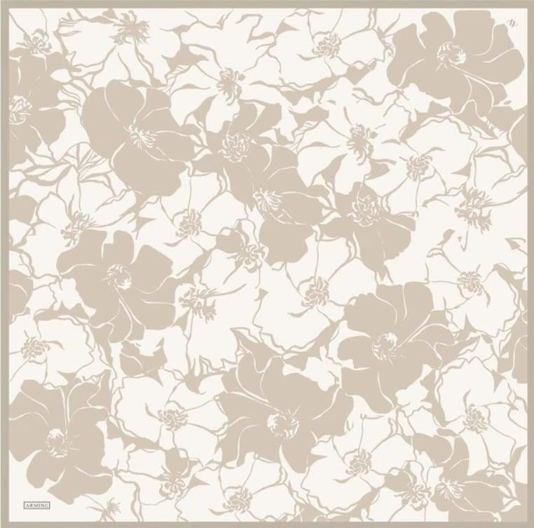 Armine İpek Eşarp 2025 Yaz - 9344-31 Soft Bej Twill