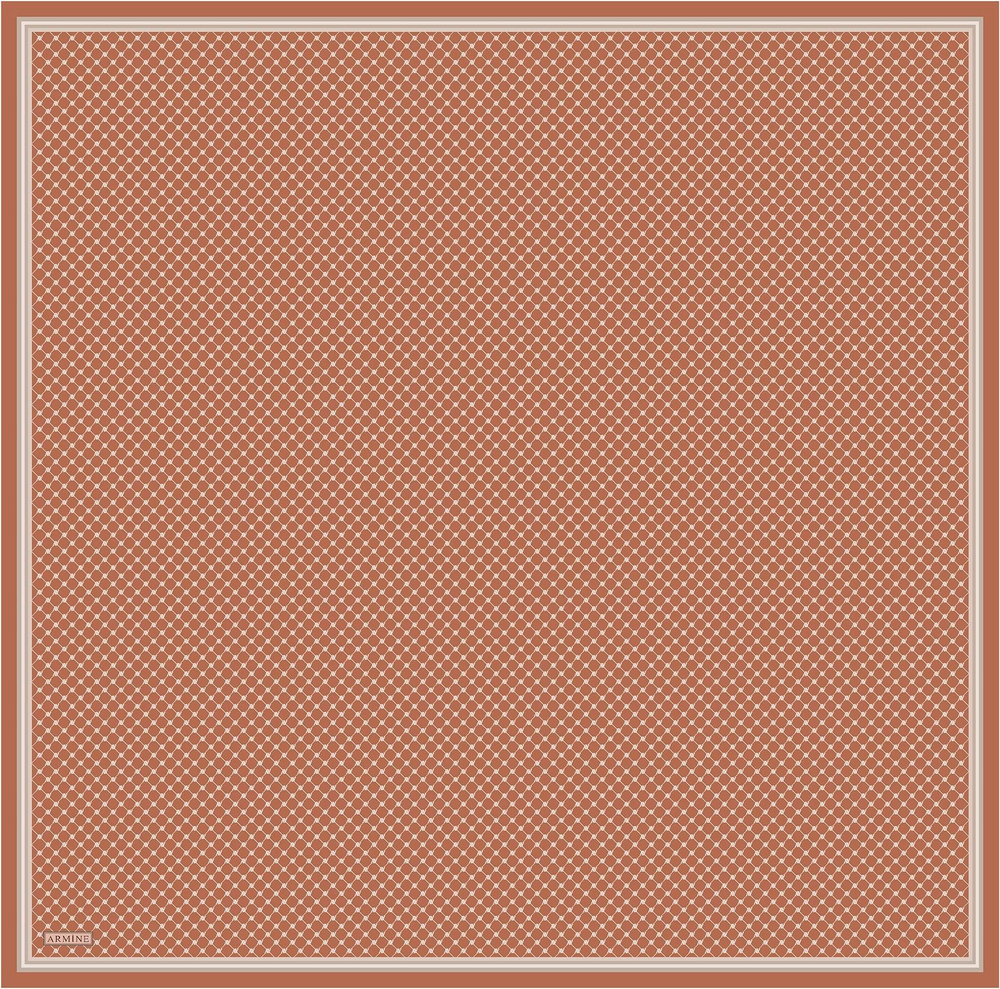 Armine İpek Eşarp 2025 Yaz - 9345-05 Bakır Twill