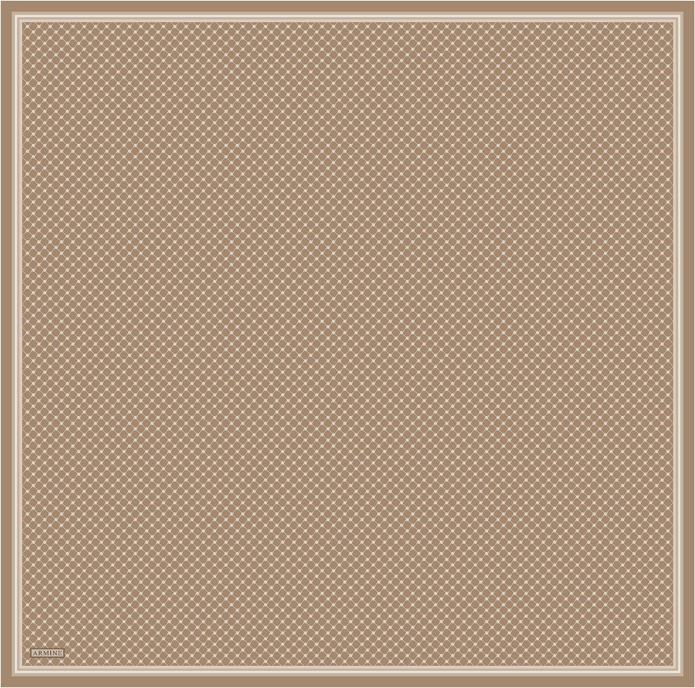 Armine İpek Eşarp 2025 Yaz - 9345-13 Camel Bej Twill