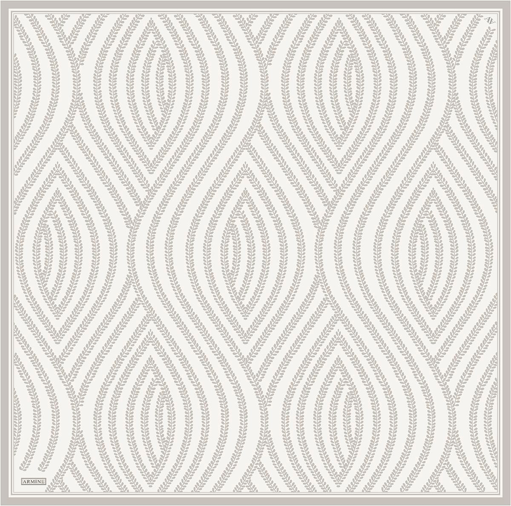 Armine İpek Eşarp 2025 Yaz - 9351-80 Bej Twill
