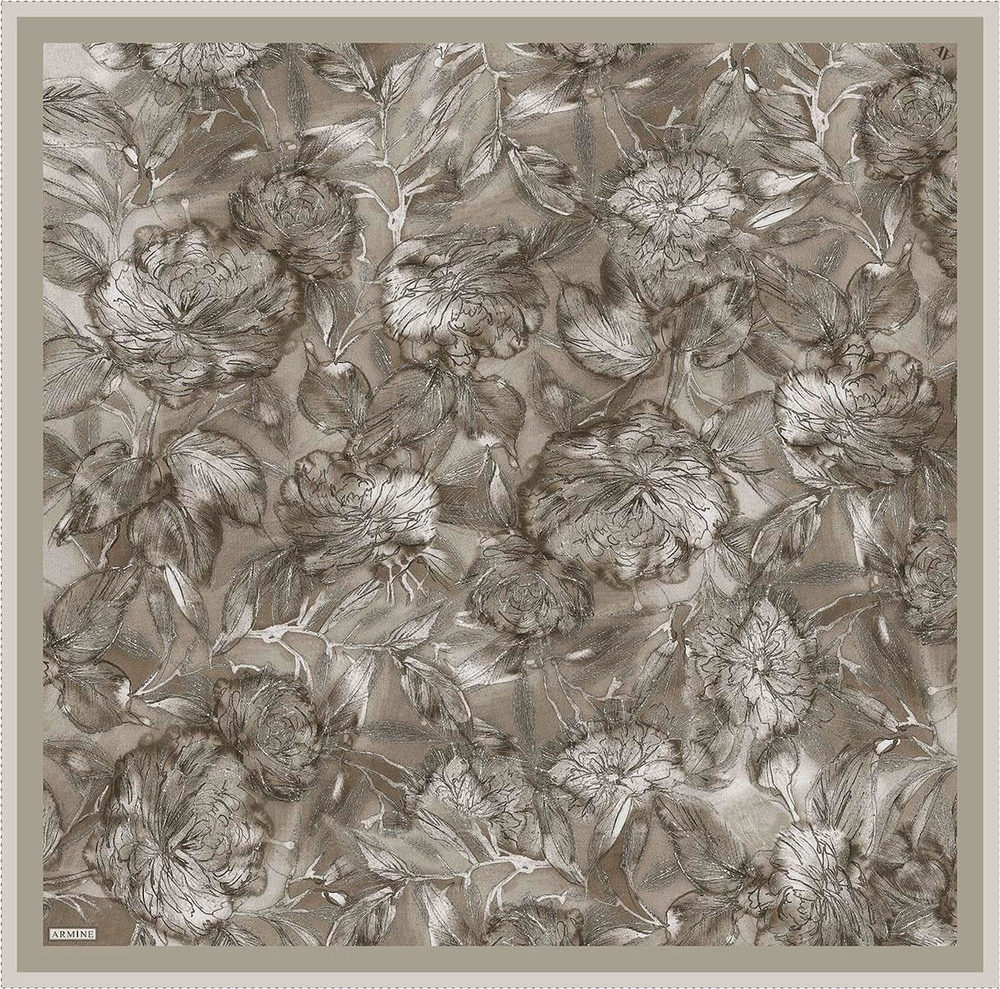 Armine İpek Eşarp 2026 Kış - 9409-83 Vizon Twill