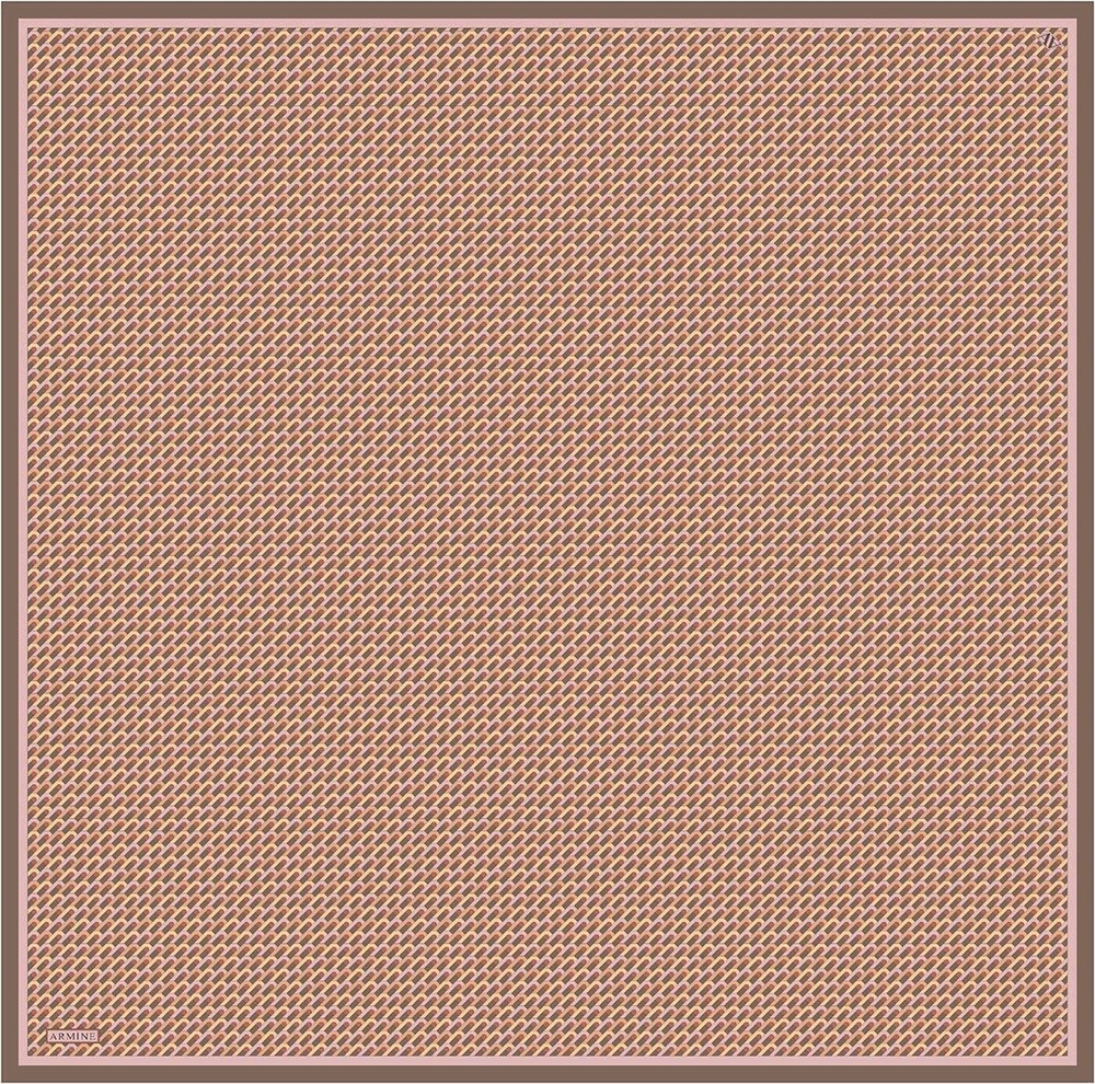 Armine İpek Eşarp 2026 Kış - 9417-05 Pudra Kahve Twill