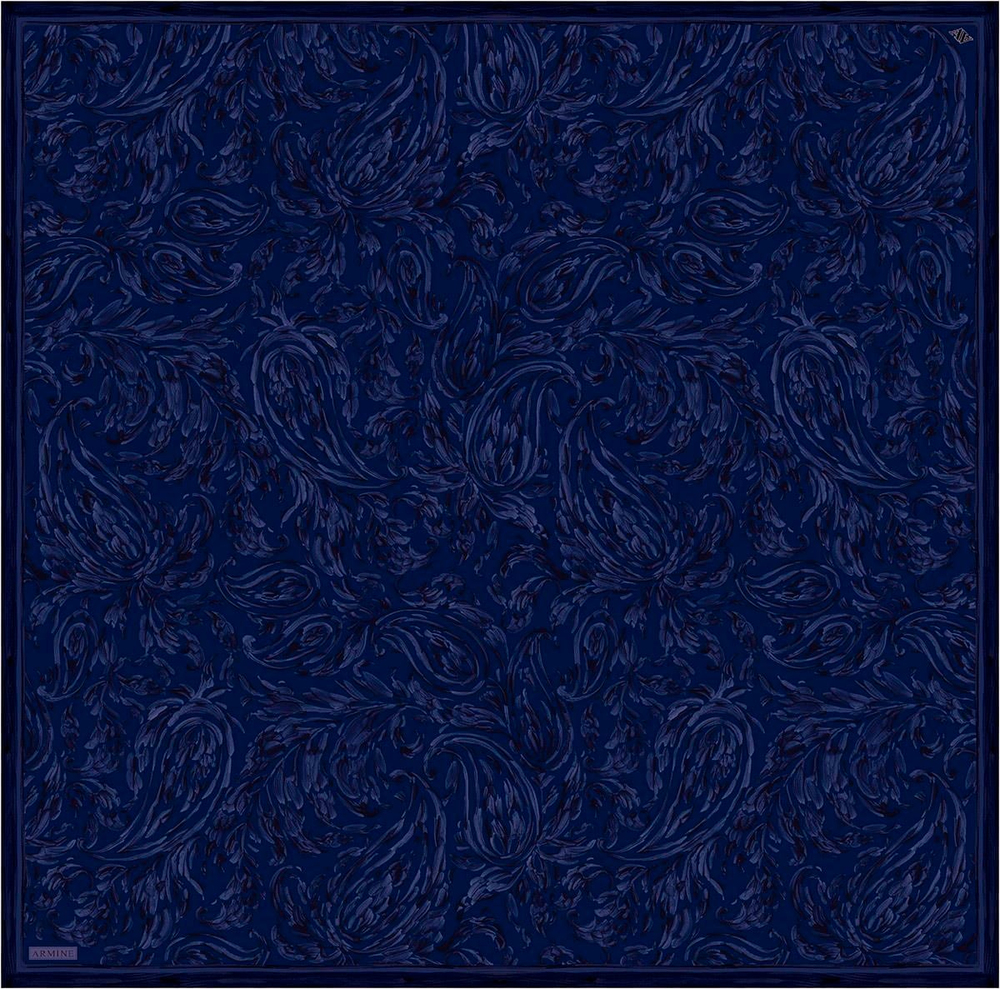 Armine İpek Eşarp 2026 Kış - 9431-03 Morcivert Twill