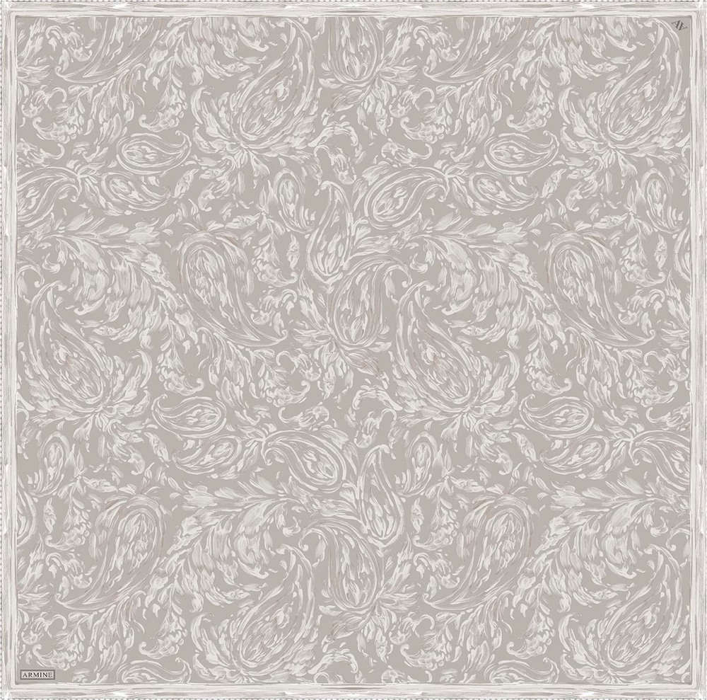 Armine İpek Eşarp 2026 Kış - 9431-85 Açık Taş Twill