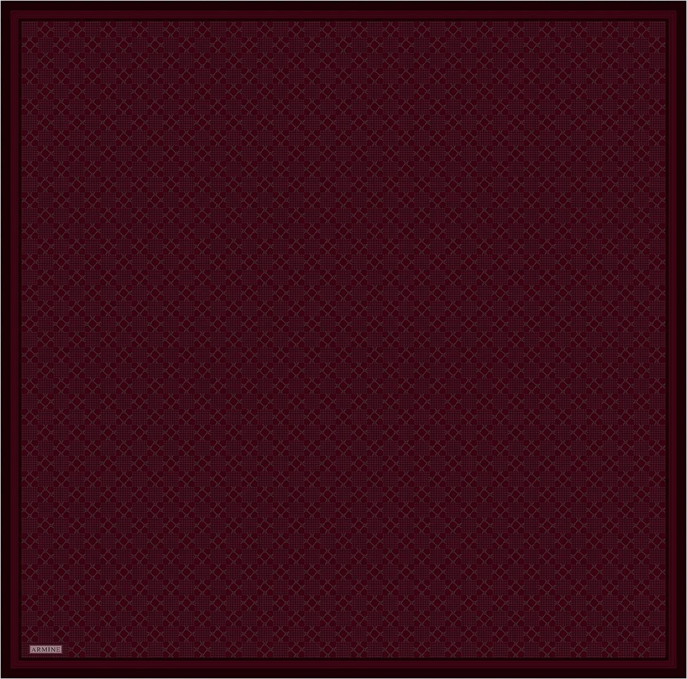 Armine İpek Eşarp 2026 Kış - 9440-56 Bordo Twill