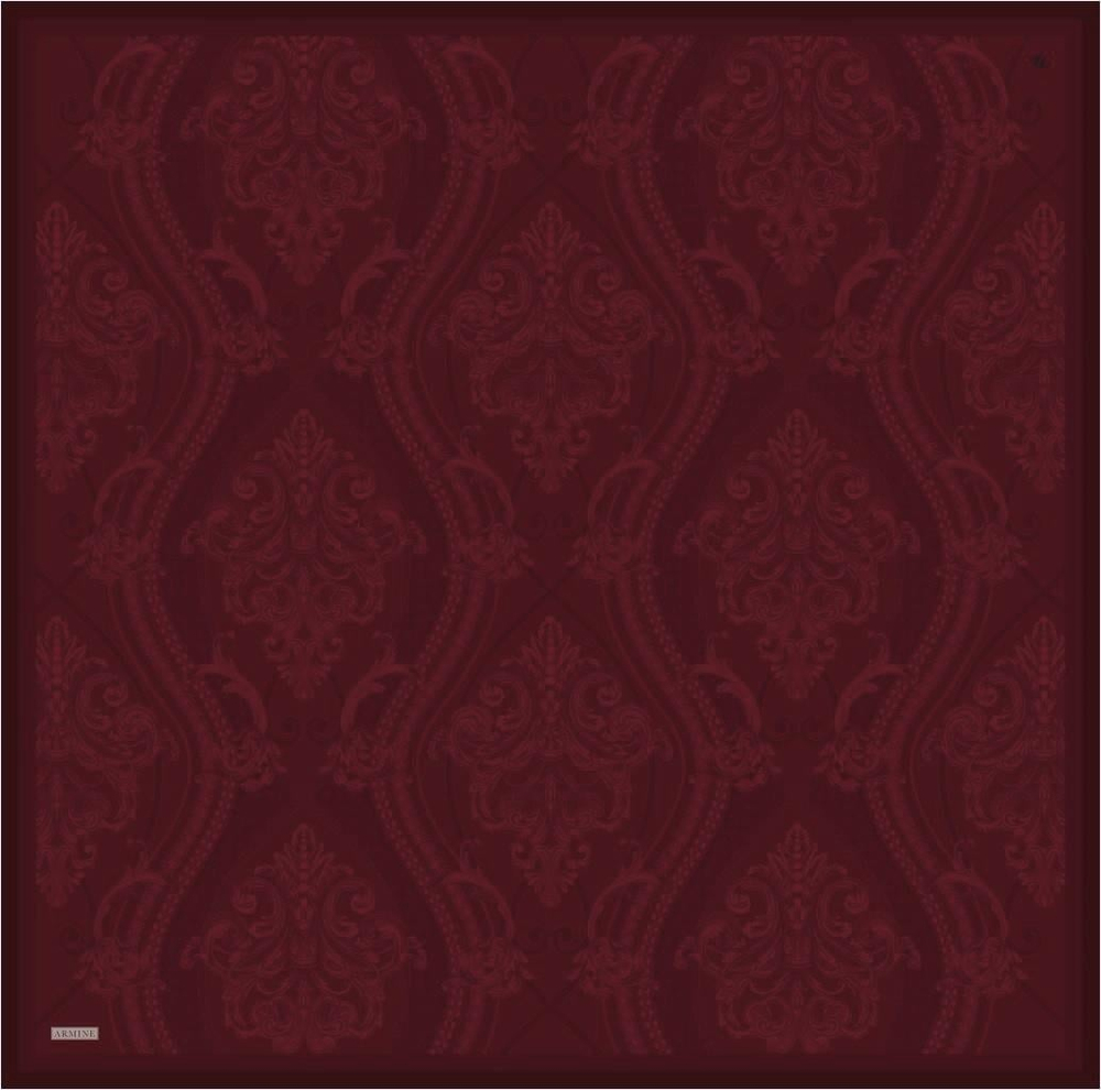 Armine İpek Eşarp 2026 Yaz - 9537-50 Bordo Kırmızı Twill