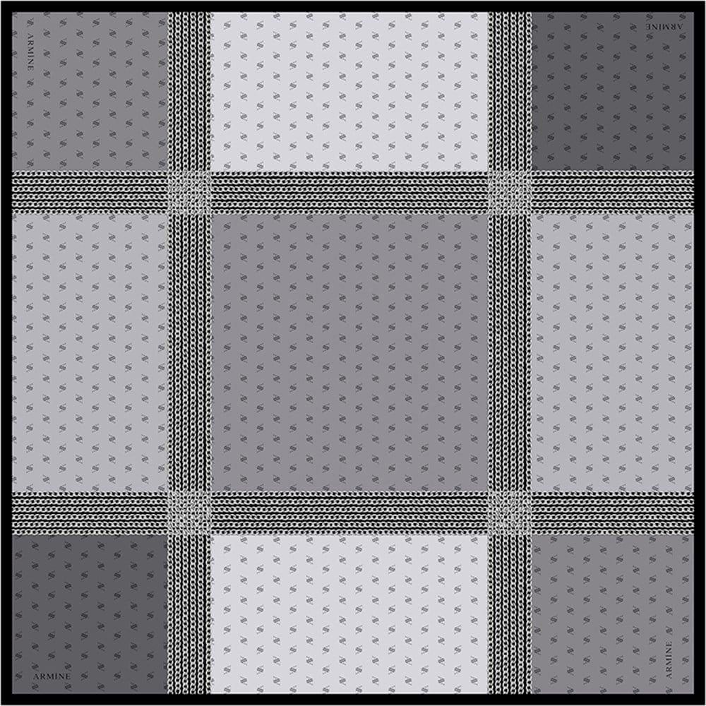 Armine İpek Eşarp Nostalji - 8113-08 Gri Füme Twill