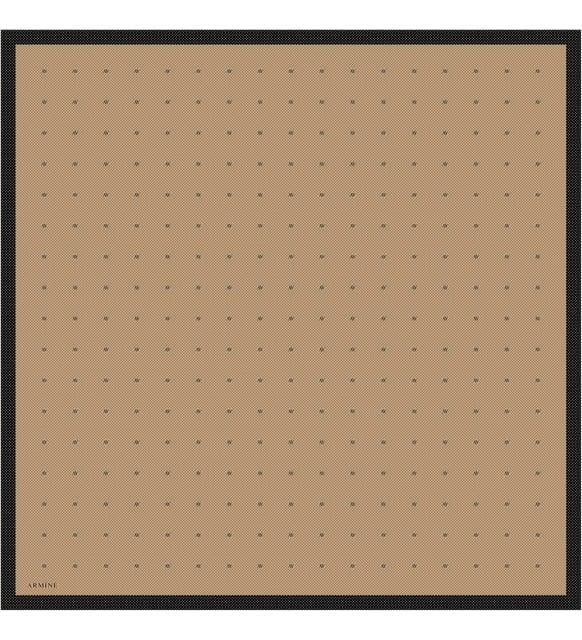 Armine İpek Eşarp Nostalji - 8259-89 Kahve Twill